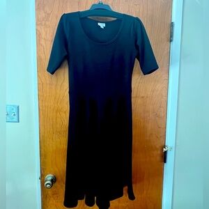 Solid Black LuLaRoe Nicole EUC